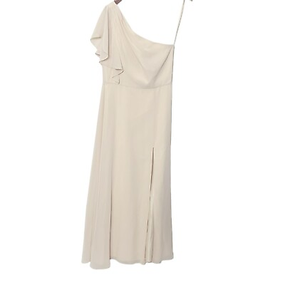 #ad Marchesa Notte Bridesmaid Cosenza Dress BM1118 Long Gown Chiffon Size 10 FLAWED $44.50