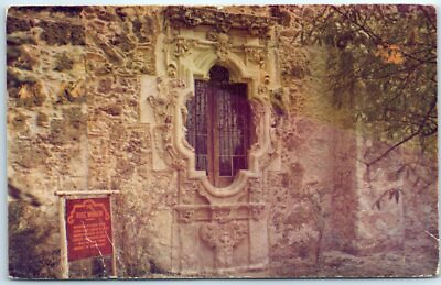 #ad Postcard The Rose Window Mission San Jose San Antonio Texas $3.46
