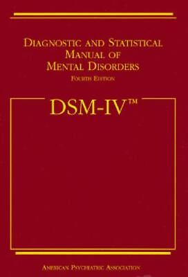 #ad Diagnostic and Statistical Manual of Mental Disorders DSM IV $5.71