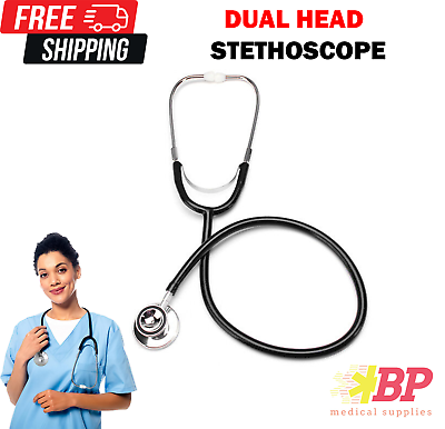 #ad #ad Ever Ready First Aid 143200 Medical EMT Dual Head Stethoscope Black $5.89