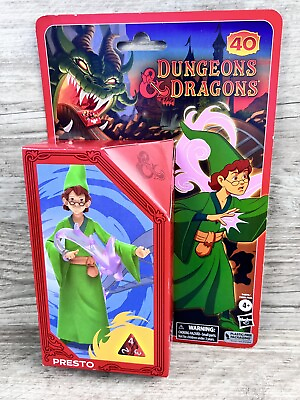 #ad Hasbro D amp; D Dungeons amp; Dragons Cartoon Classics Presto 6quot; Action Figure $19.79