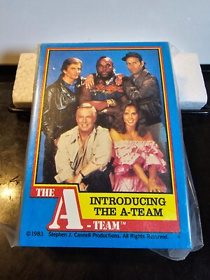 #ad 1983 Topps A Team Trading Cards Complete Set 1 66 $12.00