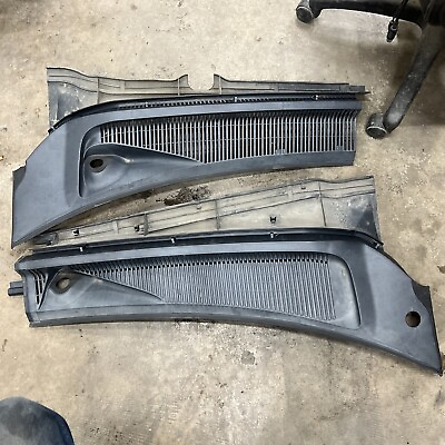 #ad 2011 2016 FORD F 250 F 350 BLACK GRILLE COWL TRIM PANEL RIGHT AND LEFT Pair $149.05