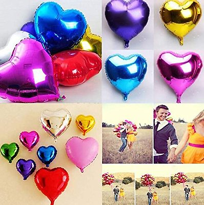 #ad 5quot; 10quot; 18quot; 30quot; Heart Foil Balloon Baby Shower Wedding Bridal Shower Propose Love $2.45