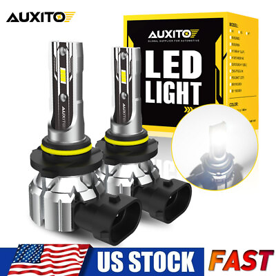 #ad AUXITO Super White HB4 9006 LED Bulb Headlight Conversion Kit High Lo Beam 6500K $20.89