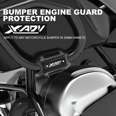 #ad FOR HONDA XADV 750 Engine Crash Bar Protection Buemper Decorative Block $18.20