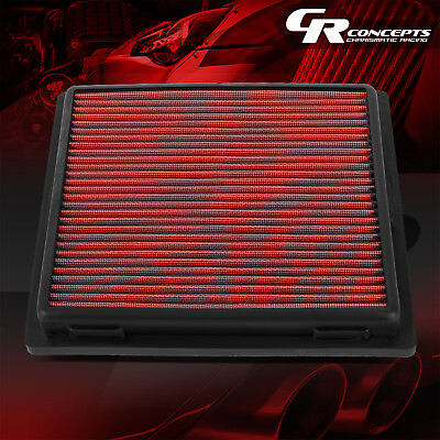 #ad PERFORMANCE RED WASHABLE DROP IN AIR FILTER FOR 2011 2020 DURANGO 3.6 5.7 6.4L $27.99