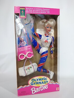 #ad Barbie Atlanta 1996 Olympics Doll Official Licensed Product Gymnast $15.99