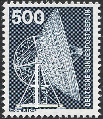#ad Berlin #Mi507 MNH 1976 Radio telescope 9N376 YT471 $7.88