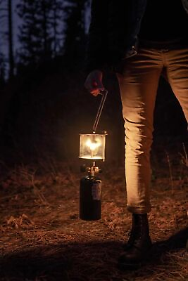 #ad Propane Lantern Black with Super Bright LED Tactical Flashlight $28.49