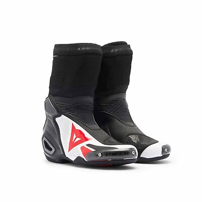 #ad Dainese Axial 2 Air Boots Black White Lava Red New Fast Shipping $590.86