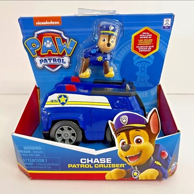 #ad Paw Patrol Vehicle Chase Action Figure amp; Patrol Cruiser Figurine New Nickelodeon $11.99