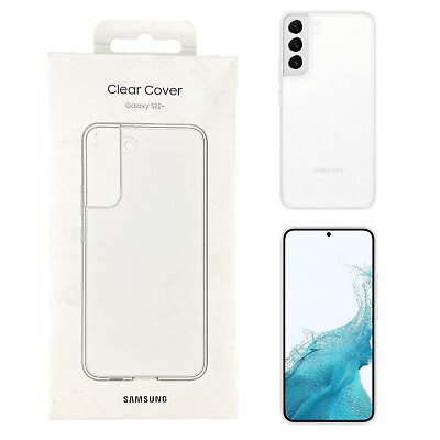 #ad Original Genuine SAMSUNG Official Clear Cover Slim Case for Galaxy S22 Plus $19.99