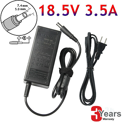 #ad 65W 18.5V 3.5A AC Adapter for HP N17908 Laptop Charger Power Supply Cord FAST $10.99