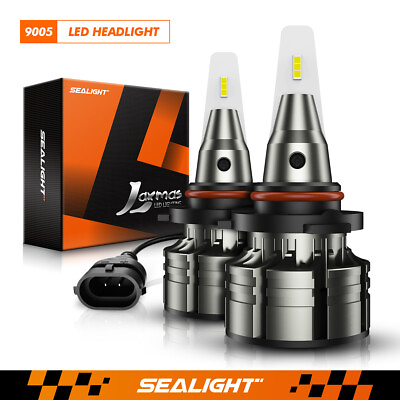#ad #ad SEALIGHT 9005 HB3 LED Headlight Bulb Conversion Kit High Beam Super Bright 6500K $18.99