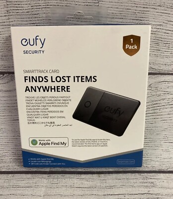 #ad Eufy by Anker SmartTrack Card Wallet Tracker Phone Finder Work W Apple Find My $20.00