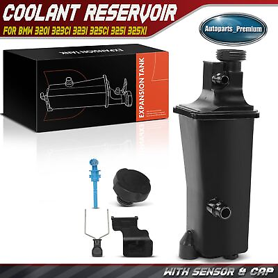 #ad Coolant Expansion Tank Pressurized Coolant Reservoir amp; Sensor amp; Cap for BMW E46 $29.99