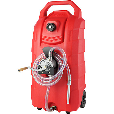 #ad VEVOR 16 Gallon Fuel Caddy Portable Gas Storage Tank 7.8 L min with Manual Pump $108.99
