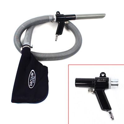 #ad Air Vacuum Pneumatic Blow Gun Suction Dust Cleaner Kit Φ10mm Hose With Dust Bag $25.66