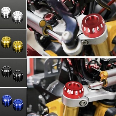 #ad 3D Carving Front Fork Top Cover Cap For Honda Grom Monkey 125 Dax 2018 2024 $28.12
