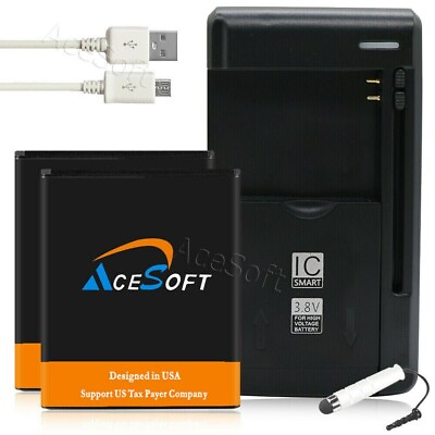 #ad AceSoft Battery 3770mAh Universal Charger Data Cable for Motorola Moto E4 XT1766 $37.77