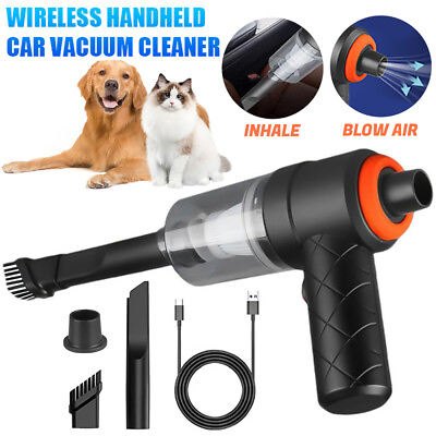 #ad Mini Vacuum Cordless Handheld Car Vacuum Cleaner 6000W Dust Buster amp; Air Blower $12.99