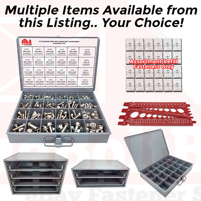 #ad Stainless Steel Metric Flange Screw Bolt Nut A2 70 Assortment Kit OR Accessories $230.33