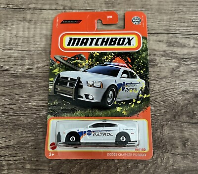 #ad Matchbox Dodge Charger Pursuit Patrol Car 86 100 “NEW” Free Shipping $10.52