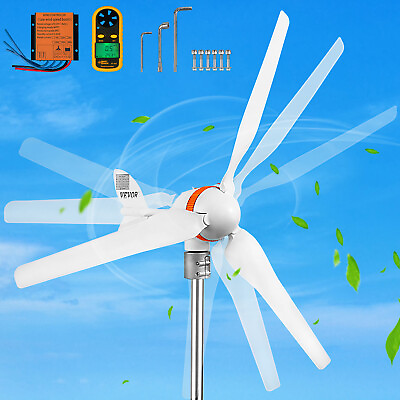 #ad VEVOR 400W 3 Blades Wind Turbine Generator w MPPT Controlleramp;Anemometer DC 12V $103.99