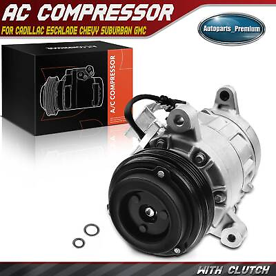 #ad #ad A C Compressor w Clutch for GMC Yukon Cadillac Escalade ESV Chevrolet Suburban $151.49