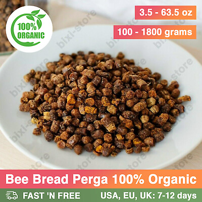 #ad Bee Bread Perga 100% Organic Natural Fermented Pollen 100 1800g 3.5 63.5oz $49.93