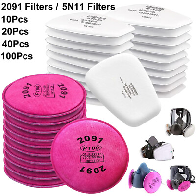 #ad 2091 Filters 5N11 Filters Replacement for 6000 6800 7000 Series Respirators US $12.98