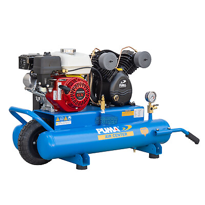 #ad Puma 8 Gallon Gas Powered Air Compressor with Honda Engine Wheel Barrow Style $1499.95