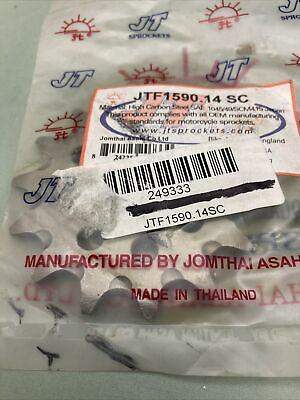 #ad NEW GENUINE JT JTF1590.14 SC SELF CLEANING 14 TOOTH SPROCKET YAMAHA $15.90