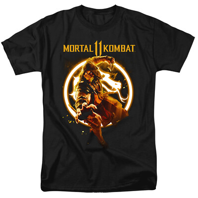 #ad Mortal Kombat II quot;Scorpion Flamesquot; Men Adult Unisex T Shirt Available S to 4x $22.99