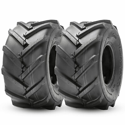 #ad Set 2 18x9.50 8 Lawn Mower Tires 4Ply Heavy Duty 18x9.5x8 Garden Tubeless Tyres $119.00