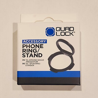 #ad QUAD LOCK Accessory Cell Phone Ring Stand NEW IN BOX FREE SHIPPING $14.00