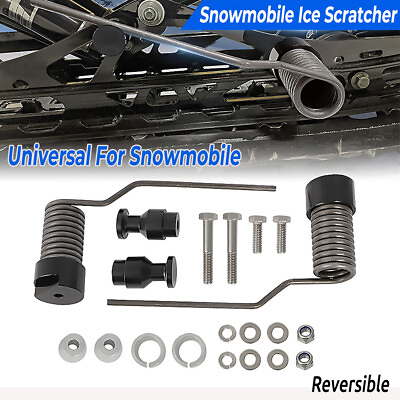 #ad Universal For Ski Doo Arctic Cat Polaris Yamaha Snowmobile Ice Scratchers Kit $87.99
