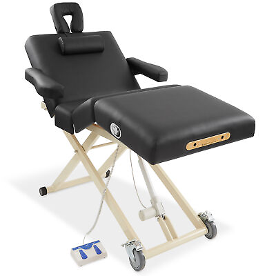 #ad Professional Adjustable 4 Section Electric Lift Massage Table with Handrests $1429.99