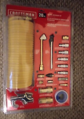 #ad NEW CRAFTSMAN Air Compressor Accessory Kit. 20 Piece #16191 NEVER OPENED $22.21