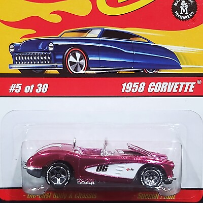 #ad #ad Hot Wheels 58 1958 Chevy Corvette Classics Car Chevrolet #5 of 30 Series 2 Pink $9.99