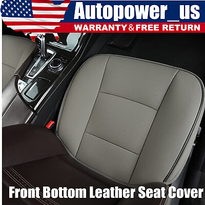 #ad For Lexus Driver Bottom Leather Protector Seat Cover Full Surround Gray $14.29