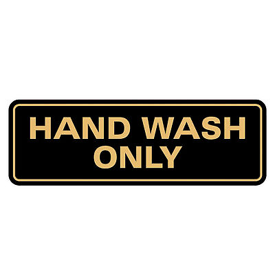 #ad #ad Standard Hand Wash Only Sign $8.99
