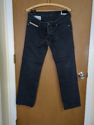 #ad Men#x27;s Black Diesel Safado Button Fly Jeans $30.00