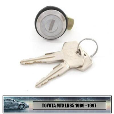 #ad Oil Fuel Lid Door Gas Lock Key Chrome Fit Toyota Hilux LN106 RN90 1989 97 Pickup $30.00