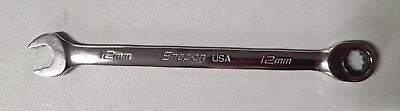 #ad Snap on Tools NOS 12mm Metric 0° Non Reversing Ratcheting Combo Wrench SOXRM12 $54.95