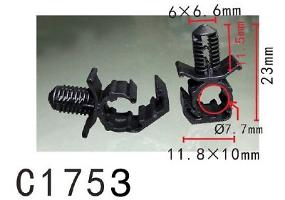 #ad 20PCS AUTOBAHN88 Engine Rod Wire Cable Loom Routing Retainer Clip Fit For FORD $9.99