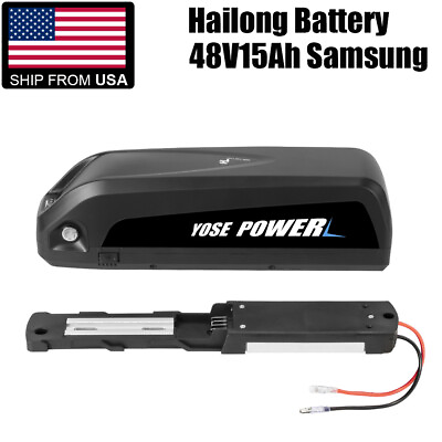 #ad 48V 1000W Hailong Lithium Ebike Battery 36V 48V 15Ah Electric Bike Battery $239.99