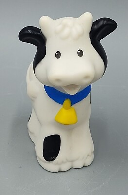 #ad Fisher Price Little People Animal COW CALF $3.78