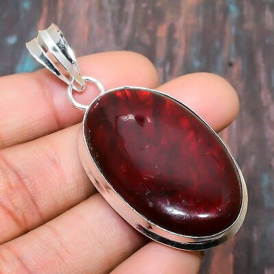 #ad Red Labradorite Gemstone Handmade Gift Jewelry Pendant 2.36quot; s461 $7.99